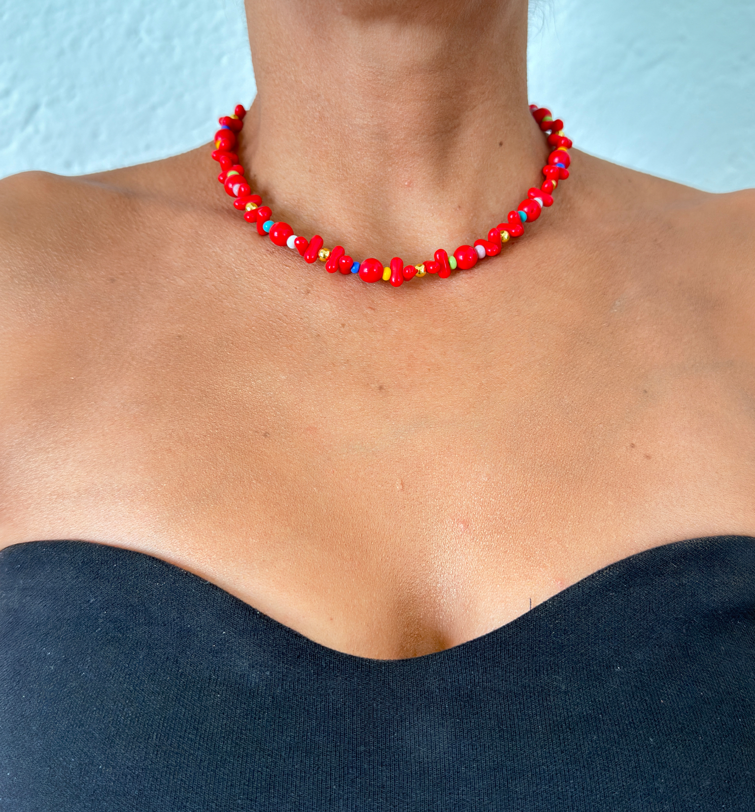 Collar Mosaico Tropical