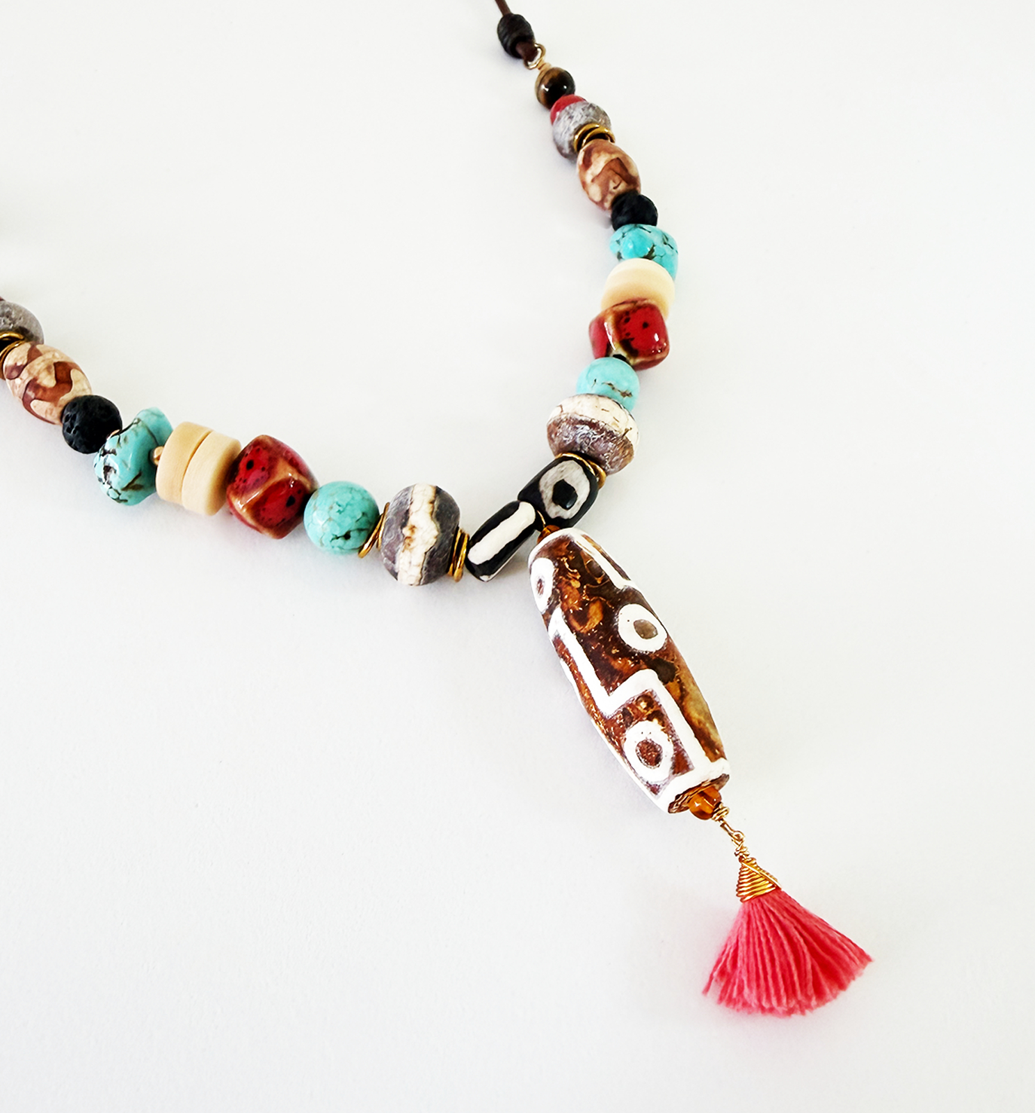 Collar Amuleto del Desierto