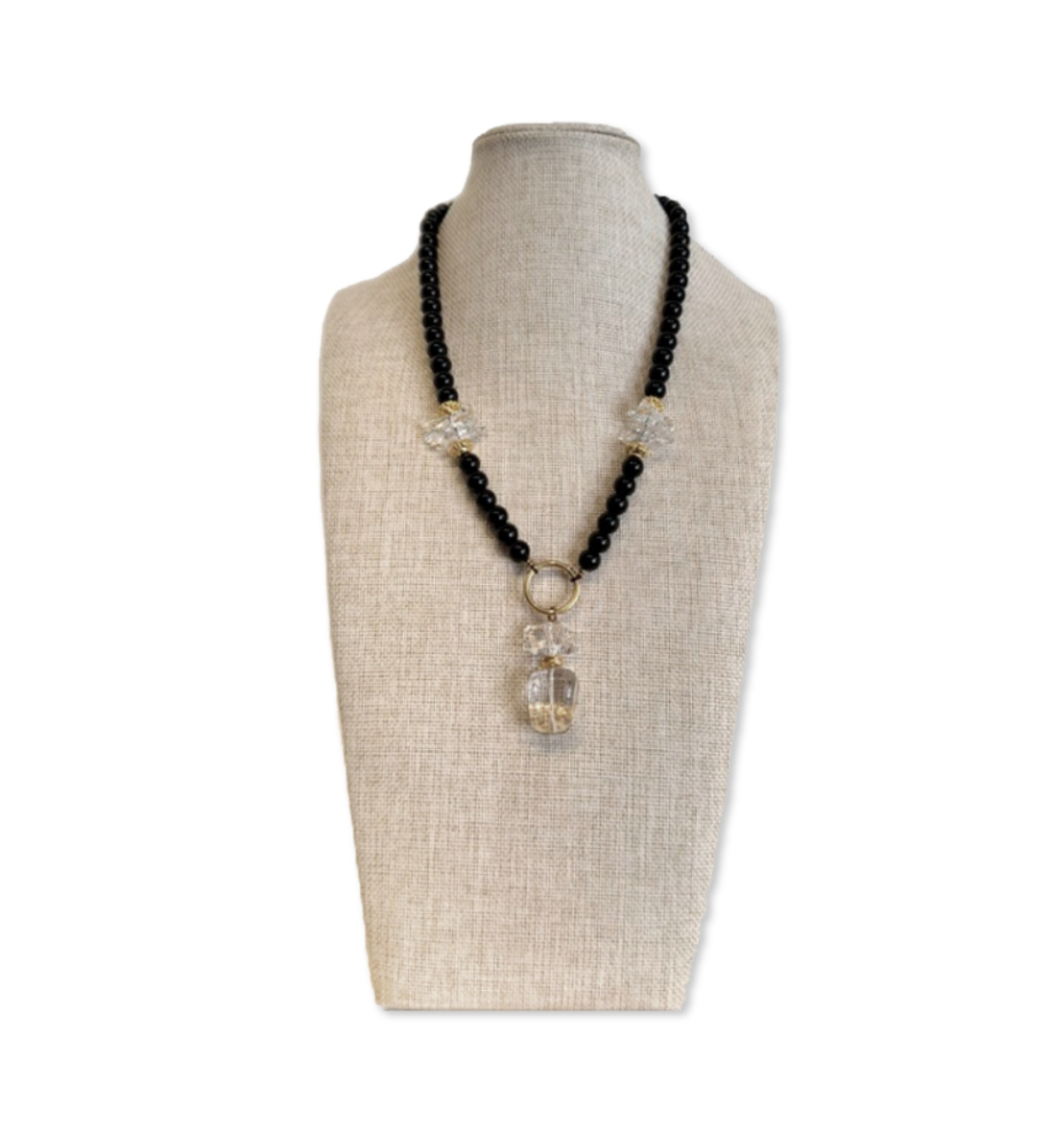 Collar Sombra y Cristal