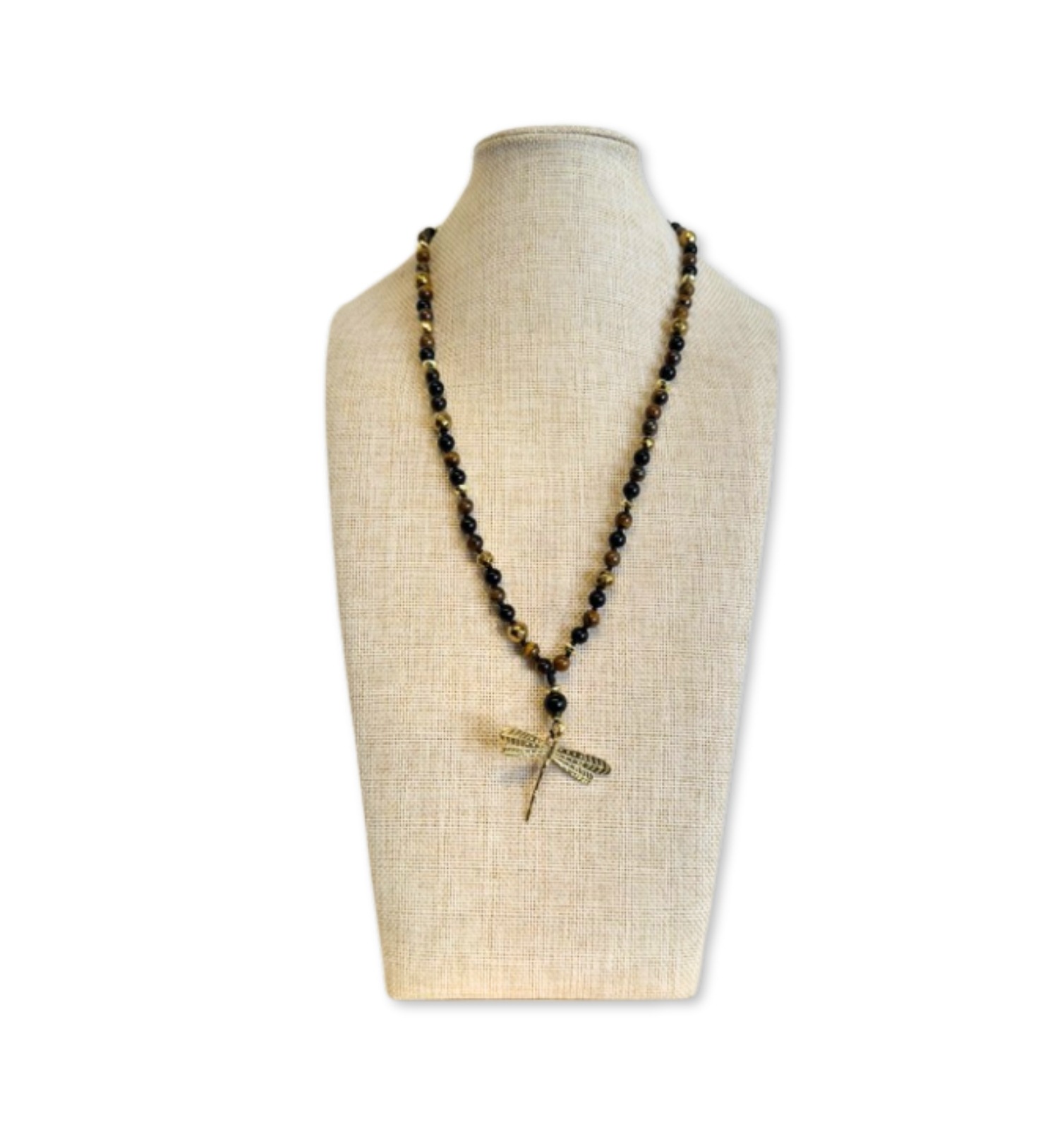 Collar Libélula Dorada