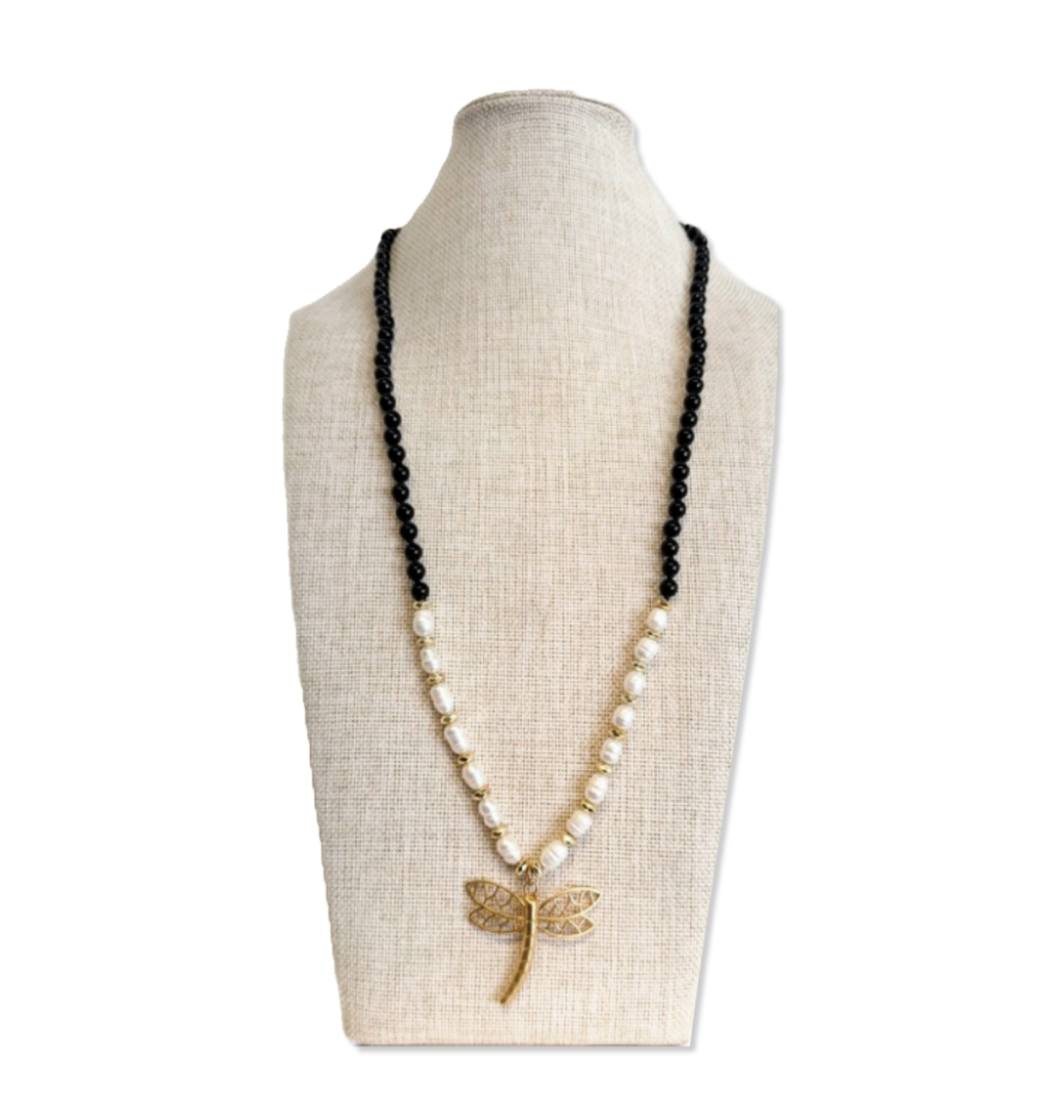 Collar Libélula Dorada