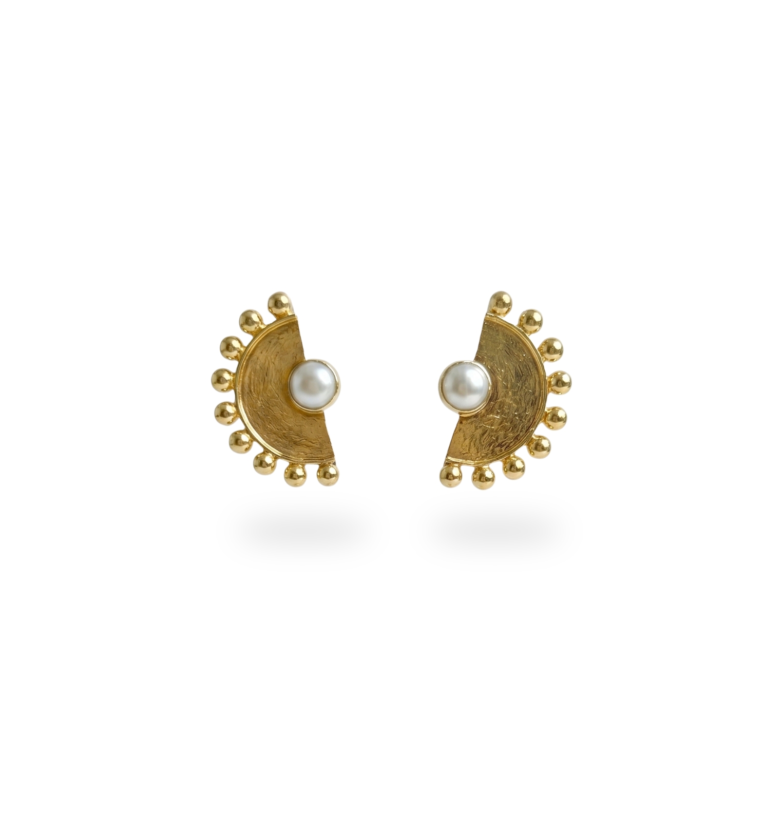 Arete Abanico de Perlas