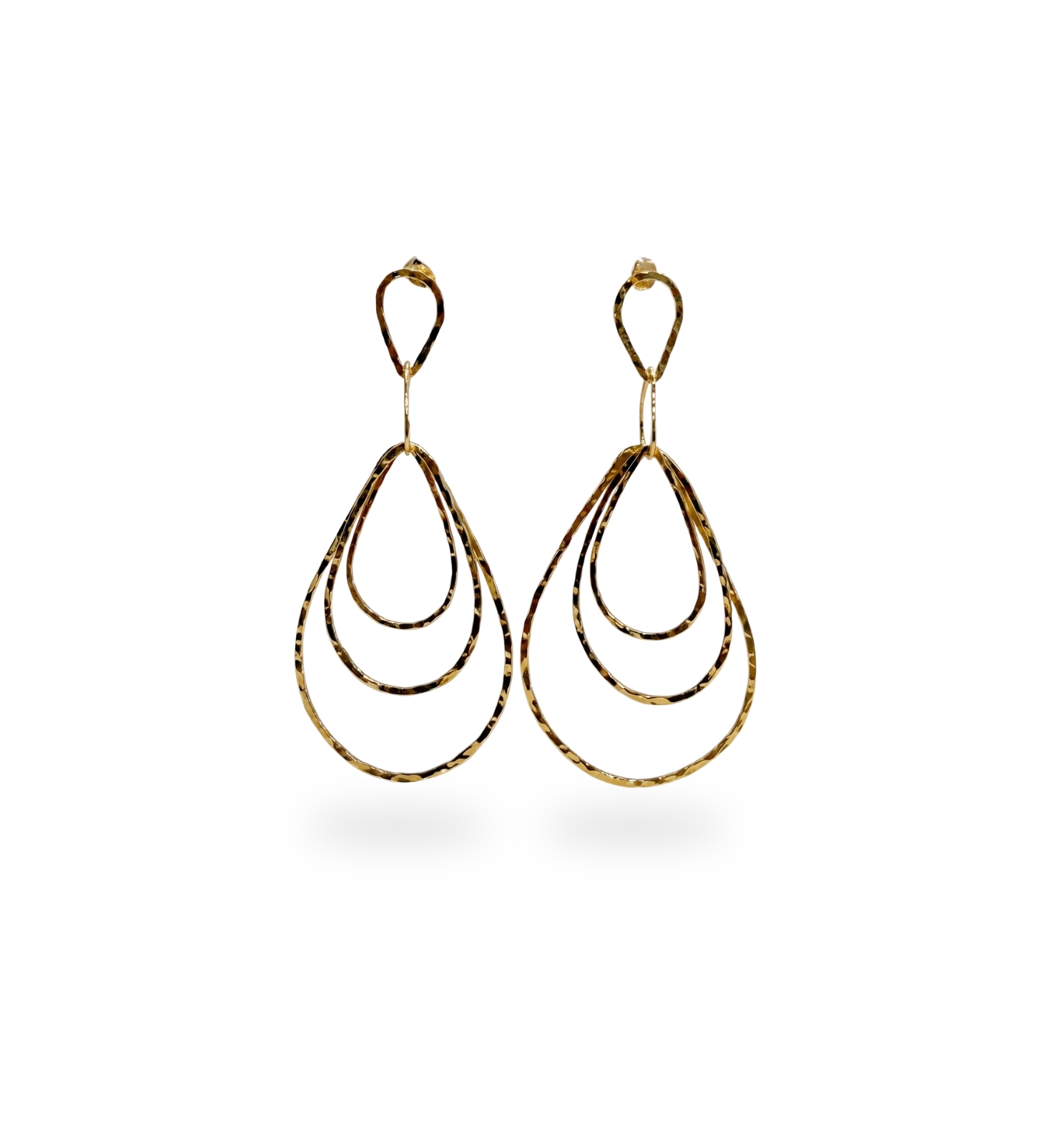 Arete Gotas Doradas